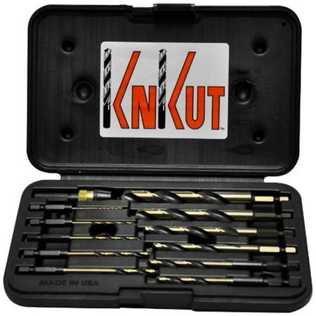 KnKut Performance 12KKQRD Knkut 12 Piece 1/4 Hex Shank Quick Release Drill Bit Set
KnKut Performance 12KKQRD Knkut 12 Piece 1/4 Hex Shank Quick Release Drill Bit Set