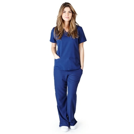 Ultra Soft Stretch Junior Mock Wrap Medical Scrub set 8119 9120