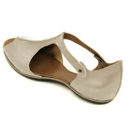 Womens Sandals Womens Fashion Flats Fish Mouth Beach Shoes Open Toe Ankle Bottom Roman Sandals Women S Sandals Pu Beige 35
Womens Sandals Womens Fashion Flats Fish Mouth Beach Shoes Open Toe Ankle Bottom Roman Sandals Women S Sandals Pu Beige 35