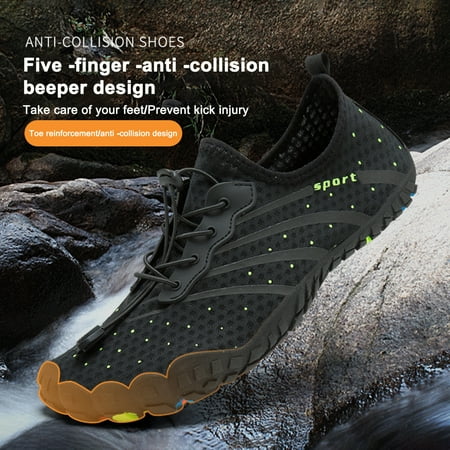 Water Shoes with Anti-slip Outsole - Quick Dry Wear-resistant Barefoot Athletic Shoes for Foot Protection in Sports
Water Shoes with Anti-slip Outsole - Quick Dry Wear-resistant Barefoot Athletic Shoes for Foot Protection in Sports