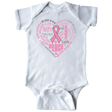 Inktastic Breast Cancer Awareness Heart Words Gift Baby Boy or Baby Girl Bodysuit
Inktastic Breast Cancer Awareness Heart Words Gift Baby Boy or Baby Girl Bodysuit