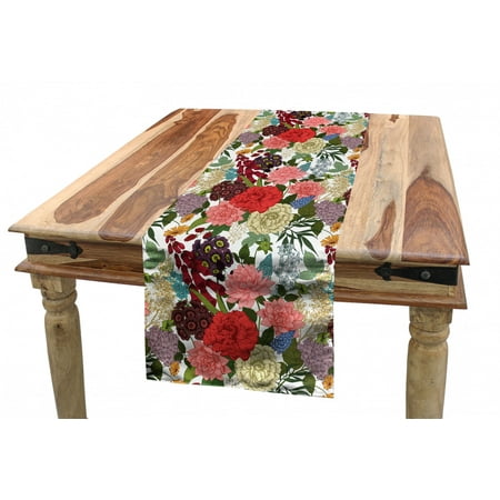 Floral Table Runner Hand Drawn Foxglove Hydrangea Primrose and Hyacinth Summer Foliage Romantic Design Dining Room Kitchen Rectangular Runner 3 Sizes by Ambesonne
Floral Table Runner Hand Drawn Foxglove Hydrangea Primrose and Hyacinth Summer Foliage Romantic Design Dining Room Kitchen Rectangular Runner 3 Sizes by Ambesonne