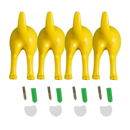 XINYTEC 4Pcs Nordic Style Cute Plastic Dog Tail Hooks with Screws Adhesive Tape Wall Mounted for Key Hanger Hat Coat Wall Hook Home Entrance Decoration
XINYTEC 4Pcs Nordic Style Cute Plastic Dog Tail Hooks with Screws Adhesive Tape Wall Mounted for Key Hanger Hat Coat Wall Hook Home Entrance Decoration