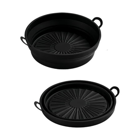 8.5inch Air Fryer Silicone Pot 2Pcs Silicone Air Fryer Basket Heat Resistant Easy to Clean Reusable Air fryers Silicone Pot Round for 5QT - Food Safe Air fryer Oven Accessories
8.5inch Air Fryer Silicone Pot 2Pcs Silicone Air Fryer Basket Heat Resistant Easy to Clean Reusable Air fryers Silicone Pot Round for 5QT - Food Safe Air fryer Oven Accessories