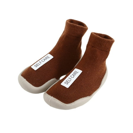 Ferndule Girls Boys Sock Shoes Non-Slip Socks First Walker Floor Slippers Casual Soft Rubber Sole Slipper Bedroom Home Shoe Prewalker Breathable Brown 5C
Ferndule Girls Boys Sock Shoes Non-Slip Socks First Walker Floor Slippers Casual Soft Rubber Sole Slipper Bedroom Home Shoe Prewalker Breathable Brown 5C