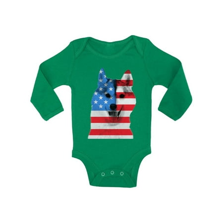 Awkward Styles Baby USA Flag American Husky Dog Lover`s Graphic Baby Long Sleeve Bodysuits Tops Independence Day
Awkward Styles Baby USA Flag American Husky Dog Lover`s Graphic Baby Long Sleeve Bodysuits Tops Independence Day