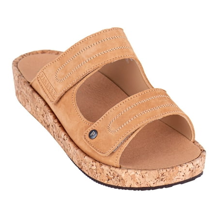 Pandere Conga Womens Wide Slide Sandals with extra length Hook & Loop Close 
Pandere Conga Womens Wide Slide Sandals with extra length Hook & Loop Close