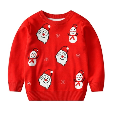 nsendm Girl Sweaters Size 7-8 Toddler Boys Girls Christmas Santa Print Warm Knitted Sweater Baby Girl Sweater Tunic Red 2-3 Years
nsendm Girl Sweaters Size 7-8 Toddler Boys Girls Christmas Santa Print Warm Knitted Sweater Baby Girl Sweater Tunic Red 2-3 Years