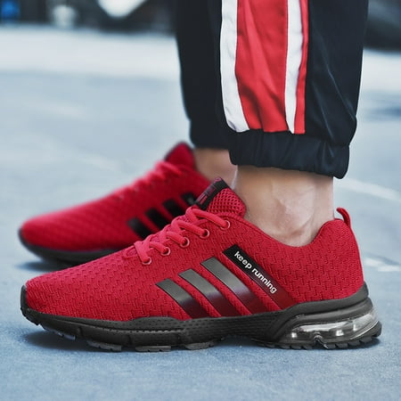 Men s Stripes Air Cushion Sneakers Breathable Lightweight Casual Sport Shoes For Running Walking
Men s Stripes Air Cushion Sneakers Breathable Lightweight Casual Sport Shoes For Running Walking