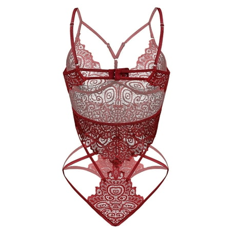 Frehsky lingerie for women Women Underwear Clairforward Lace Appeal Conjoined Body Underwear Bra Red
Frehsky lingerie for women Women Underwear Clairforward Lace Appeal Conjoined Body Underwear Bra Red