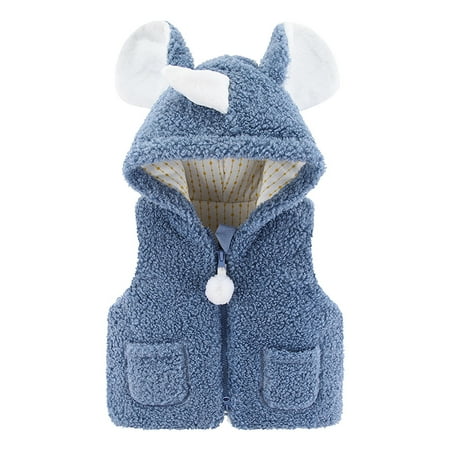QWERTYU Infant Baby Toddler Kids Boy Girl s Sleeveless Fall Winter Outerwear Fleece Hooded Vest Ears Zip Up Jackets 6M-4Y
QWERTYU Infant Baby Toddler Kids Boy Girl s Sleeveless Fall Winter Outerwear Fleece Hooded Vest Ears Zip Up Jackets 6M-4Y