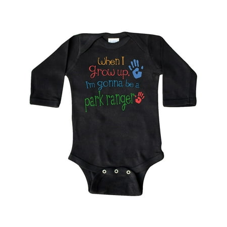 Inktastic Park Ranger Future Gift Baby Boy or Baby Girl Long Sleeve Bodysuit