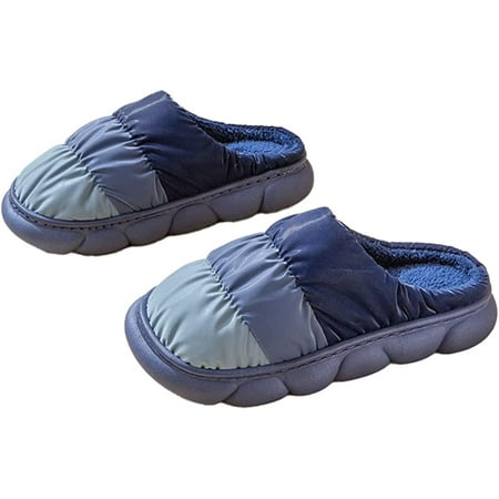 DanceeMangoo Women Men Warm Fluffy Fur Fleece Lining Soft Winter Slippers Chic Color Contrast Waterproof House Shoes Indoor Outdoor
DanceeMangoo Women Men Warm Fluffy Fur Fleece Lining Soft Winter Slippers Chic Color Contrast Waterproof House Shoes Indoor Outdoor