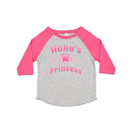 Inktastic Nanas Princess Granddaughter Gift Toddler Toddler Girl T-Shirt