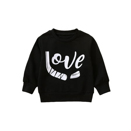 Frobukio Valentine s Day Toddler Baby Boys Sweatshirt Tops Casual Letter Print Long Sleeve Pullover T-shirt Black 18-24 Months
Frobukio Valentine s Day Toddler Baby Boys Sweatshirt Tops Casual Letter Print Long Sleeve Pullover T-shirt Black 18-24 Months