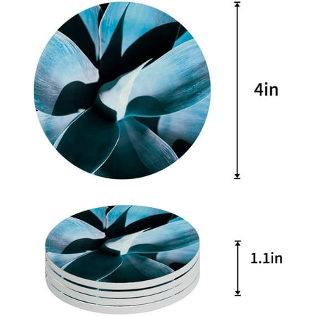 FMSHPON Natural Plant Green Agave Tequila Set of 4 Round Coaster for Drinks Absorbent Ceramic Stone Coasters Cup Mat with Cork Base for Home Kitchen Room Coffee Table Bar Decor
FMSHPON Natural Plant Green Agave Tequila Set of 4 Round Coaster for Drinks Absorbent Ceramic Stone Coasters Cup Mat with Cork Base for Home Kitchen Room Coffee Table Bar Decor