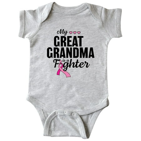 Inktastic Breast Cancer Awareness My Great Grandma is a Fighter Gift Baby Boy or Baby Girl Bodysuit
Inktastic Breast Cancer Awareness My Great Grandma is a Fighter Gift Baby Boy or Baby Girl Bodysuit