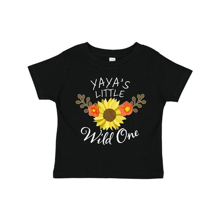Inktastic Yaya s Little Wild One with Beautiful Sunflower Gift Toddler Boy or Toddler Girl T-Shirt
Inktastic Yaya s Little Wild One with Beautiful Sunflower Gift Toddler Boy or Toddler Girl T-Shirt