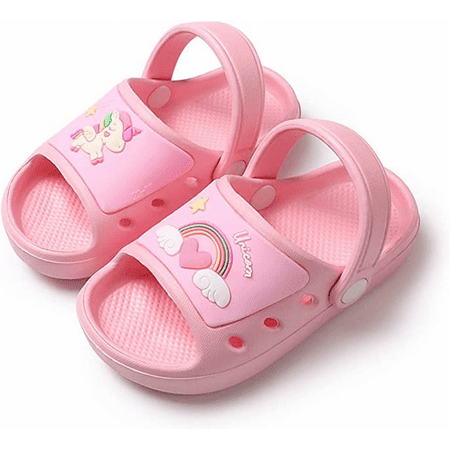 Wish Sandals Girls Sandals Children Summer Beach Slippers Toddlers Non-Slip Bathroom Shoes S530