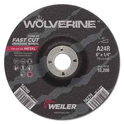 Wolverine Thin Cutting Wheel 6 In Dia 1/4 Thick 7/8 Arbor 24 Grit | Bundle of 2 Boxes
Wolverine Thin Cutting Wheel 6 In Dia 1/4 Thick 7/8 Arbor 24 Grit | Bundle of 2 Boxes