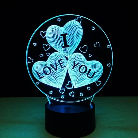 Lieteswe I LOVE YOU 3D Night Light 7 Color Change USB TouchSwitch Table Desk Lamp Gift
Lieteswe I LOVE YOU 3D Night Light 7 Color Change USB TouchSwitch Table Desk Lamp Gift
