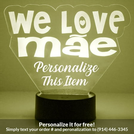 Mirror Magic Store We Love Mae Color Changing Personalized LED Light with Remote Control
Mirror Magic Store We Love Mae Color Changing Personalized LED Light with Remote Control