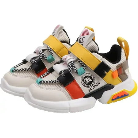 Baby Boy Girl Shoes Breathable Walking Lightweight Non-Slip Sneakers Infant First Walker 6 9 12 18 24 Months Size Toddler Black Yellow Pink
Baby Boy Girl Shoes Breathable Walking Lightweight Non-Slip Sneakers Infant First Walker 6 9 12 18 24 Months Size Toddler Black Yellow Pink