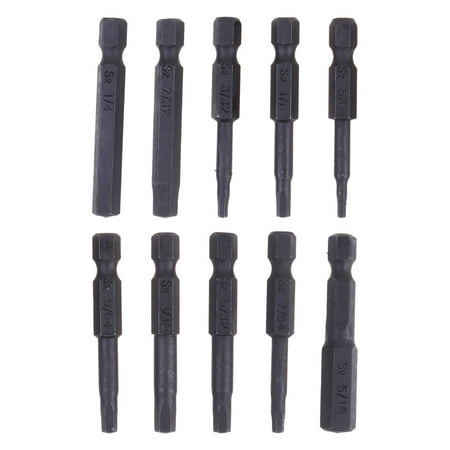 10pcs Hexagon Screw Bits Simple Practical Magnetic Drill Electric Screwdriver Driver Head
10pcs Hexagon Screw Bits Simple Practical Magnetic Drill Electric Screwdriver Driver Head