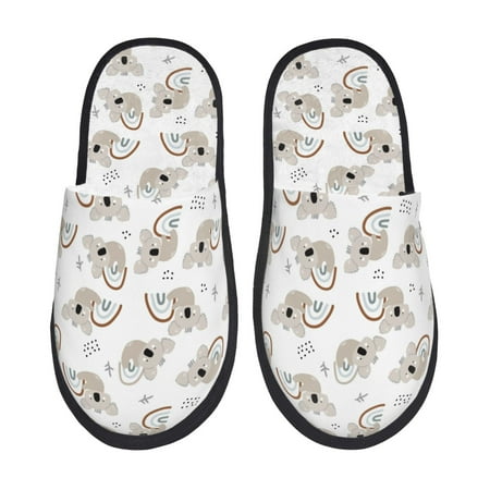 Sigee Cartoon Koala for Cozy Furry Slippers Super Soft Indoor and Outdoor Use Non-Slip Sole Slip On House Slippers-Medium
Sigee Cartoon Koala for Cozy Furry Slippers Super Soft Indoor and Outdoor Use Non-Slip Sole Slip On House Slippers-Medium