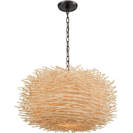 Pendants 3 Light Fixtures With Oil Rubbed Bronze Finish Bamboo/Metal Material Medium Bulb 23
Pendants 3 Light Fixtures With Oil Rubbed Bronze Finish Bamboo/Metal Material Medium Bulb 23