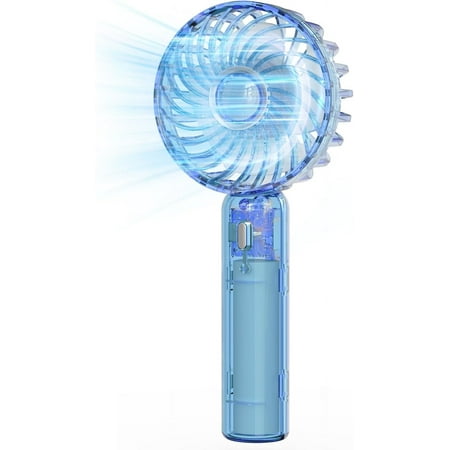 Portable Mini Handheld Fan Transparent Design Small Fan Adjustable USB Rechargeable 3 Speed Powerful Eyelash Fan For Stylish Kids Girls Women Men Indoor Outdoor Travelling (Transparent Blue)
Portable Mini Handheld Fan Transparent Design Small Fan Adjustable USB Rechargeable 3 Speed Powerful Eyelash Fan For Stylish Kids Girls Women Men Indoor Outdoor Travelling (Transparent Blue)