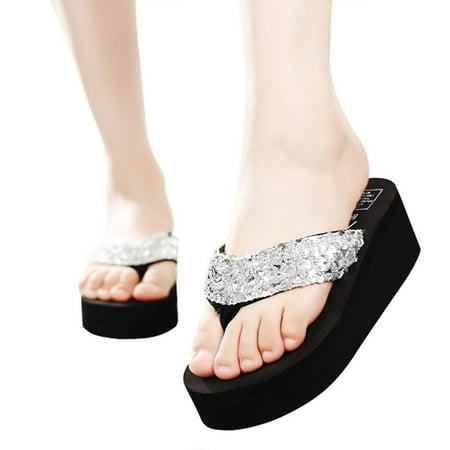 Honeeladyy Summer New Cool Slippers Women s Large Herringbone Slippers Slope Heel Thick Sequin Slippers Sand Antiskid Clip On Slippers Silver Sales Online
Honeeladyy Summer New Cool Slippers Women s Large Herringbone Slippers Slope Heel Thick Sequin Slippers Sand Antiskid Clip On Slippers Silver Sales Online