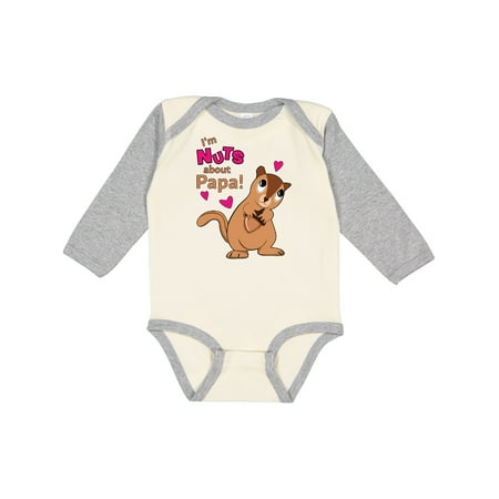 Inktastic I m Nuts About Papa Gift Baby Boy or Baby Girl Long Sleeve Bodysuit
Inktastic I m Nuts About Papa Gift Baby Boy or Baby Girl Long Sleeve Bodysuit