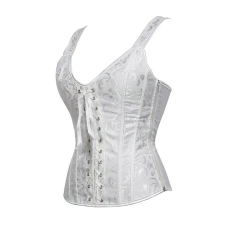 Shapers Women Side Zipper Lace Up Tummy Slimming Control Underbust Shaper Shapewear Underwear Corset Spandex no underwire sports bra White
Shapers Women Side Zipper Lace Up Tummy Slimming Control Underbust Shaper Shapewear Underwear Corset Spandex no underwire sports bra White