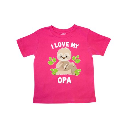 Inktastic Cute Sloth I Love My Opa with Green Leaves Gift Toddler Boy or Toddler Girl T-Shirt
Inktastic Cute Sloth I Love My Opa with Green Leaves Gift Toddler Boy or Toddler Girl T-Shirt