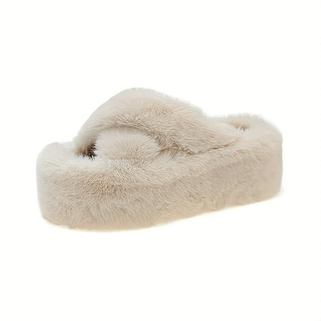 TUOBKE Cozy Chic Fabric Platform Slippers - Effortless Slip-On Casual Style Winter Warm Comfort for Indoor Relaxation
TUOBKE Cozy Chic Fabric Platform Slippers - Effortless Slip-On Casual Style Winter Warm Comfort for Indoor Relaxation