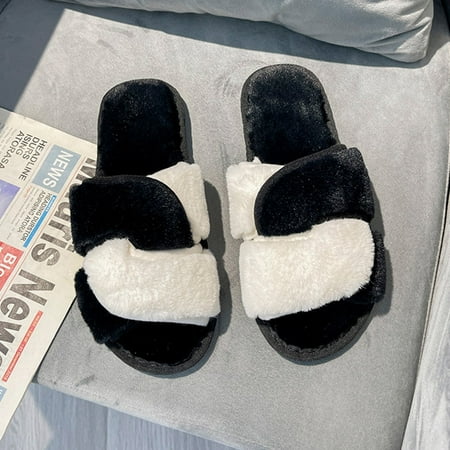 Gubotare Ladies Slippers Womens Closed Back Slippers Plush Fleece Lined House Shoes Winter Memory Foam Loafer Black 38
Gubotare Ladies Slippers Womens Closed Back Slippers Plush Fleece Lined House Shoes Winter Memory Foam Loafer Black 38