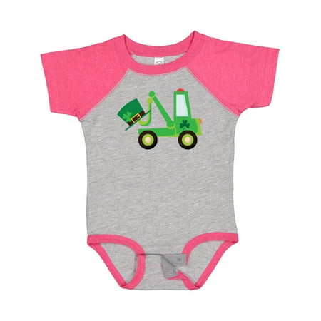 Inktastic St Patricks Tow Truck Gift Baby Boy Bodysuit