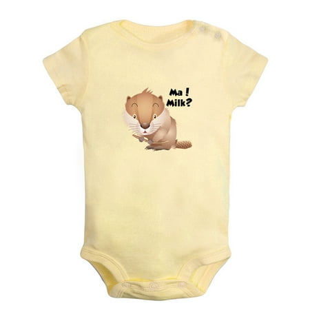Ma! Milk Funny Rompers For Babies Animal Beaver Pattern Cute Jumpsuit Newborn Baby Unisex Bodysuits Infant Jumpsuits Toddler 0-24 Months Kids One-Piece Oufits
Ma! Milk Funny Rompers For Babies Animal Beaver Pattern Cute Jumpsuit Newborn Baby Unisex Bodysuits Infant Jumpsuits Toddler 0-24 Months Kids One-Piece Oufits