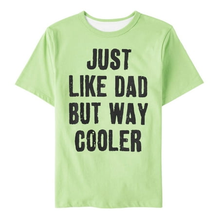 Kids T-Shirts For Boys Girls Summer Father S Day Letter Printing Children S T Shirt Round Neck Casual Short Sleeve T Shirt Short Sleeve Pattern T Shirt
Kids T-Shirts For Boys Girls Summer Father S Day Letter Printing Children S T Shirt Round Neck Casual Short Sleeve T Shirt Short Sleeve Pattern T Shirt