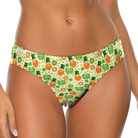 Happy St. Patricks Day Women s Thongs Sexy T Back G-Strings Panties Underwear Panty
Happy St. Patricks Day Women s Thongs Sexy T Back G-Strings Panties Underwear Panty
