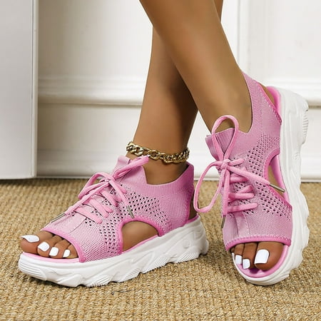 XIAQUJ Summer New Thick Sole Mesh Sandals Fashion Casual Women Shoes Flat Bottom Hollow Out Fashion WomenShoes Sandals for Women Pink 7.5(39)
XIAQUJ Summer New Thick Sole Mesh Sandals Fashion Casual Women Shoes Flat Bottom Hollow Out Fashion WomenShoes Sandals for Women Pink 7.5(39)