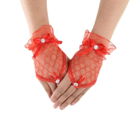 1 Pair Fashion Bride Lace Embroider Flower Dew Finger Gloves Hollow Out Bandage Gloves Wedding Dress Accessories (Red)
1 Pair Fashion Bride Lace Embroider Flower Dew Finger Gloves Hollow Out Bandage Gloves Wedding Dress Accessories (Red)