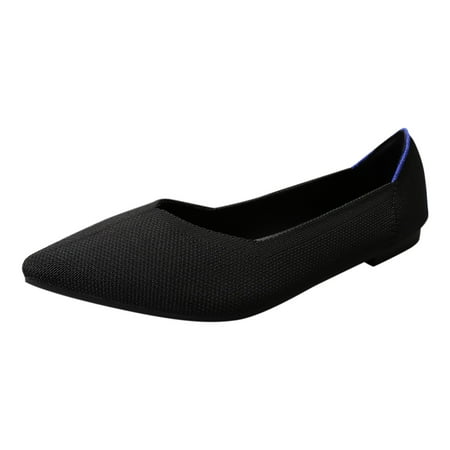 Vedolay Women Flying Knitted Single Shoes Doudou Knitted Flat Shoes Large Size Pointed Toe Scoop Shoe Pads for Women Flat Shoes(Black 9)
Vedolay Women Flying Knitted Single Shoes Doudou Knitted Flat Shoes Large Size Pointed Toe Scoop Shoe Pads for Women Flat Shoes(Black 9)