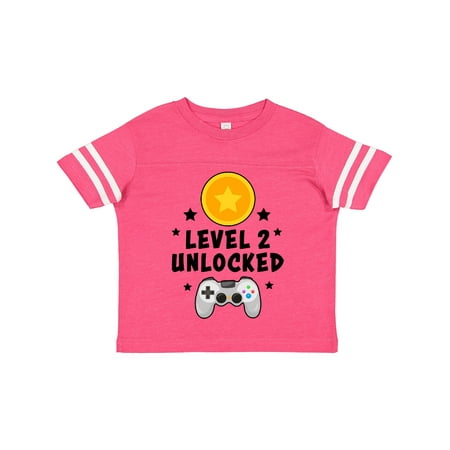 Inktastic Birthday Level 2 Unlocked with Coin and Stars Gift Toddler Boy or Toddler Girl T-Shirt
Inktastic Birthday Level 2 Unlocked with Coin and Stars Gift Toddler Boy or Toddler Girl T-Shirt