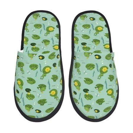 Disketp Froggs In The Lake Fuzzy House Memory Foam Slippers Furry Fur Lined Bedroom Shoes Cozy Indoor-Large
Disketp Froggs In The Lake Fuzzy House Memory Foam Slippers Furry Fur Lined Bedroom Shoes Cozy Indoor-Large