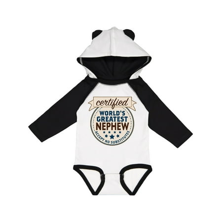 Inktastic Certified World s Greatest Nephew Accept No Substitutes Gift Baby Boy Long Sleeve Bodysuit
Inktastic Certified World s Greatest Nephew Accept No Substitutes Gift Baby Boy Long Sleeve Bodysuit