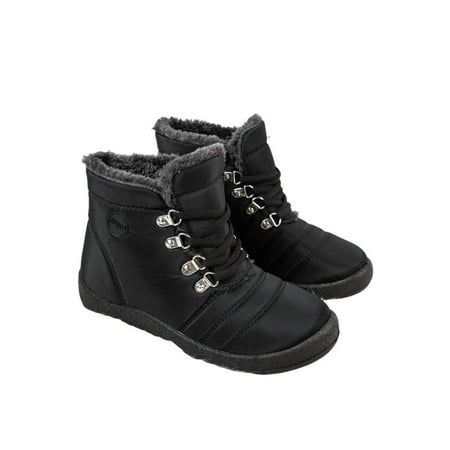 Daeful Women Warm Booties Plush Lined Snow Boots Lace Up Winter Boot Outdoor Breathable Casual Faux Fur Ankle Bootie Black 11
Daeful Women Warm Booties Plush Lined Snow Boots Lace Up Winter Boot Outdoor Breathable Casual Faux Fur Ankle Bootie Black 11