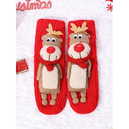 Women Knit Funny 3D Animal Socks Novelty Puppy Christmas Floor Socks Wool Winter Warm Thick Casual Sock (Style 1)
Women Knit Funny 3D Animal Socks Novelty Puppy Christmas Floor Socks Wool Winter Warm Thick Casual Sock (Style 1)