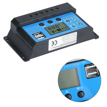 EBTOOLS PWM Regulator 60A Adjustable Blue Solar Panel Controller With Dual USB Output Industrial For Home
EBTOOLS PWM Regulator 60A Adjustable Blue Solar Panel Controller With Dual USB Output Industrial For Home